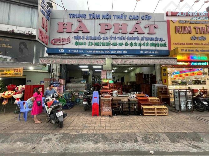 Cho thuê nhà 10x26m nở hậu 16m Lê Trọng Tấn Q.Bình Tân