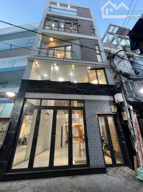 CHO THUÊ NHÀ HẺM XE HƠI HUỲNH MẪN ĐẠT, QUẬN 5, NGANG 5,5M, TRỆT 3 LẦU, giá 38 triệu