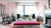 Trang trí phòng khách với sắc hồng thêm tinh tế