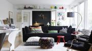 Thiết kế phòng khách đẹp với phong cách Đen – Trắng