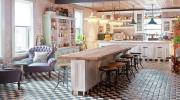Không gian nhà bếp đẹp với phong cách nội thất Shabby chic