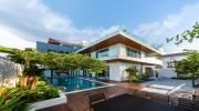 Biệt thự 3 tầng ở Cần Thơ dành đến 70% diện tích đất làm sân vườn và hồ bơi