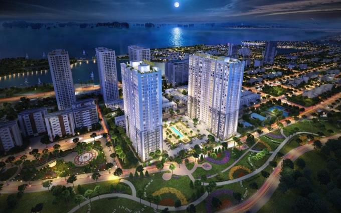 Vị trí dự án căn hộ chung cư Green Bay Garden trên bản đồ Hạ Long