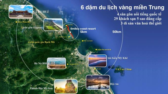 Nghỉ dưỡng 6 Miles Coast Resort Lăng Cô Huế là nơi nghỉ dưỡng lý tưởng bậc nhất với bãi biển đẹp nhất của Việt Nam, các tiện ích hiện đại và cảm giác thư giãn tuyệt vời khi nhìn ra biển cả. Nơi đây đang thu hút rất nhiều khách du lịch và những người muốn tìm kiếm một nơi yên tĩnh và thư giãn.