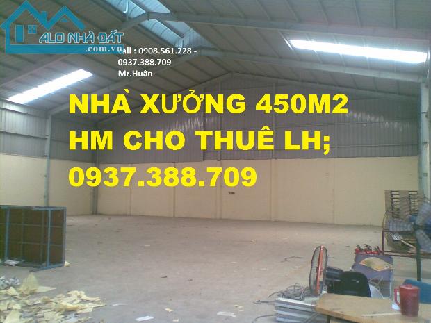 Mặt bằng nhà xưởng Q12, GV, HM, BD, BC, BT CHO THUÊ. 200M2, 500M...10.000M2.