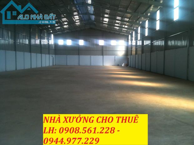 NHÀ XƯỞNG CHO THUÊ ĐƯỜNG TRẦN VĂN MƯỜI DT 1200M2 GIÁ 45TR/THÁNG. - 1