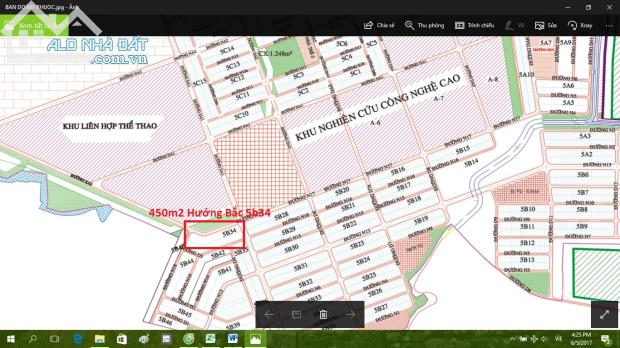 Bán Lô 5B34 đối diện đại học Thủ Dầu Một BD