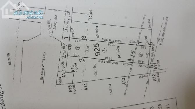 Bán lô thổ cư mặt tiền rộng 5,4 mét đường APĐ 27, cách QL1A 50m, P.APĐ, Q12 - 1