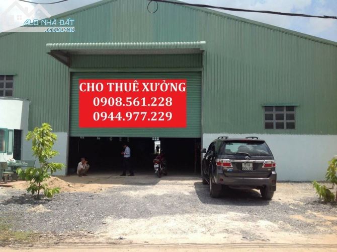 NHÀ XƯỞNG CHO THUÊ 1500M2, VƯỜN LÀI PHƯỜNG AN PHÚ ĐÔNG, QUẬN 12. - 1