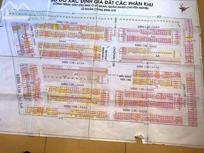 BÁN ĐẤT KDC LỮ ĐOÀN CÔNG BINH 270 XÃ TAM PHÚ, TP TAM KỲ.