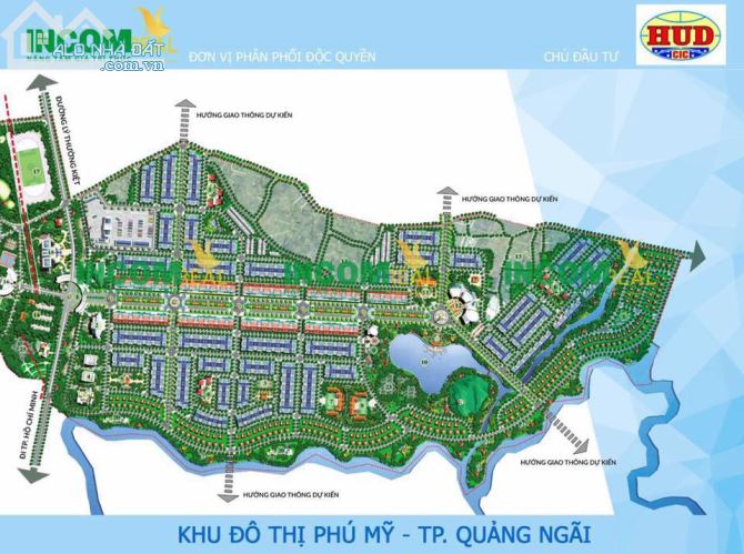 Bán đất Khu đô thị Phú Mỹ Quảng Ngãi - vị trí đẹp, giá đầu tư, đã có sổ