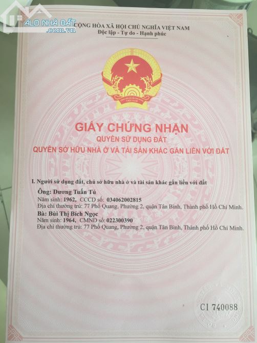 Bán đất sổ hồng riêng Huỳnh tấn phát Ngay thị trấn nhà bè , DT: 5x16 = 80m2 Giá 40tr/m2 - 1