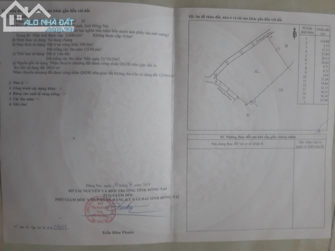 Bán gấp 12500m2 đất kế bên Sân Bay Long Thành và cao tốc, đã có 300m2 thổ, giá cực rẻ!!!