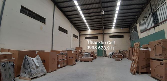 Cho thuê kho Quận 7 giá rẻ chỉ 85.000đ/m2, kho đẹp đạt chuẩn trần cao 8m DT 500m.