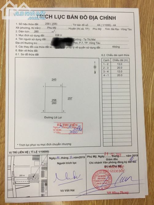 BÁN NỀN BIỆT THỰ NGAY TRUNG TÂM PHÚ MỸ. - 5