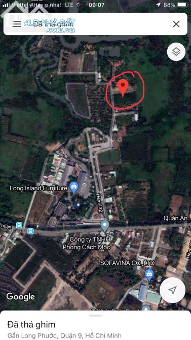 BÁN HXH ĐƯỜNG LONG THUẬN PHƯỜNG LONG PHƯỚC Q9 DT 3000m2 GIÁ 10TR/M2 - 2