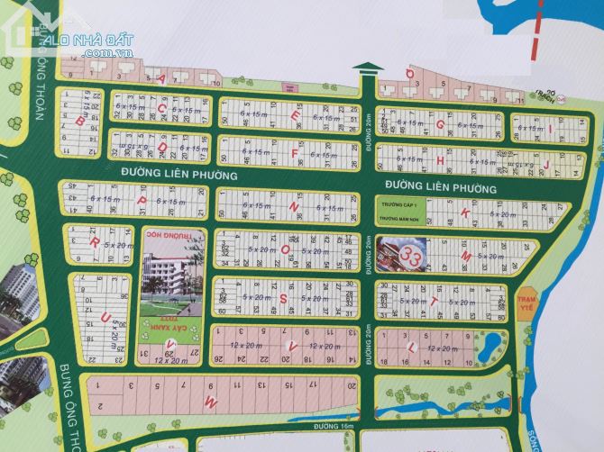 Bán đất dự án khu dân cư Sở Văn Hóa Thông Tin, Quận 9, Tp. HCM. Diện tích 90m2 giá 68tr/m2