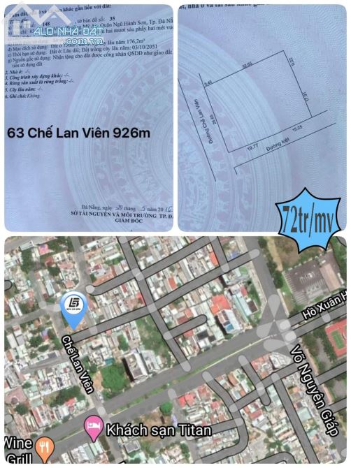 2mt Chế Lan Viên - phố Tây Mỹ An - 1