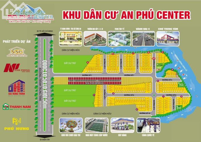 Chính chủ cần bán gấp lô D76 khu dân cư An Phú 795tr -sát đồn Công An huyện Cần Đước - 2