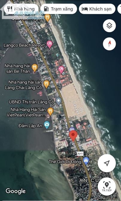 Đất mặt tiền Lăng Cô view biển, xung quanh resort nhà hàng đông đúc, kinh doanh cực tốt