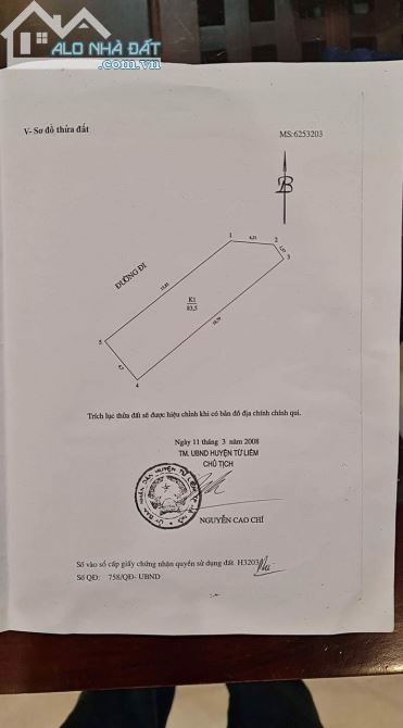 Bán đất Đình Thôn, Mỹ Đình, Lô góc, ô tô đỗ cửa, 85m, sđcc, 15.8 tỷ. - 2