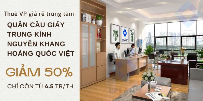 Cho thuê VP giá rẻ chuyên nghiệp Cầu Giấy Trung Kính Nguyễn Khang 25-50m2