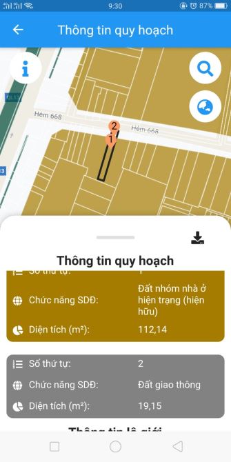 Đất mặt tiền kinh doanh hẻm 668 đường quốc lộ 13 phường Hiệp Bình Phước