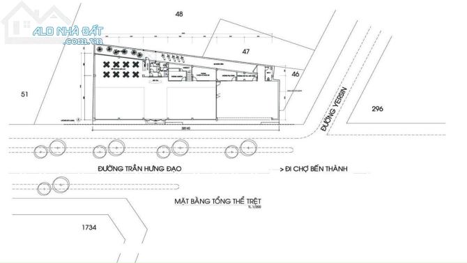 Cho Thuê nguyên căn mặt tiền số 6 Trần Hưng Đạo, P.Phạm Ngũ Lão, Q1. - 1