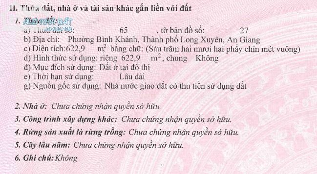 Bán nền biệt thự đẹp đường Triệu Thị Trinh, Tp Long Xuyên - 3