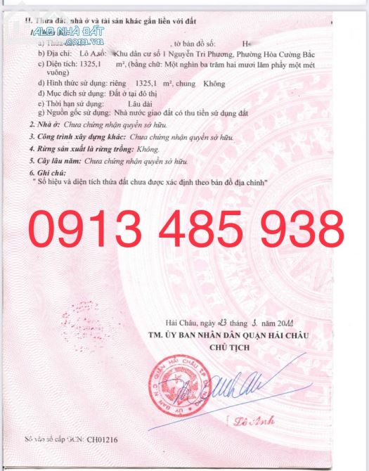 🛑 Bán lô đất 2MT đẹp nhất đường: Nguyễn Hữu Thọ - Xây Cao Tầng - Hải Châu - Đà Nẵng