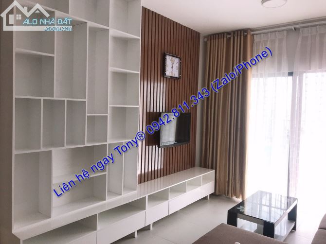 Thuê căn hộ Masteri Mone Gò Vấp 2 phòng ngủ / 2WC tiện nghi đẹp #13.5 Triệu tầng cao - 3