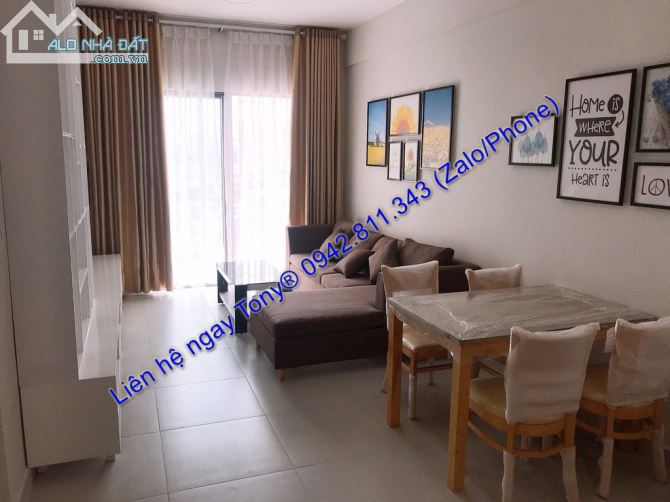 Thuê căn hộ Masteri Mone Gò Vấp 2 phòng ngủ / 2WC tiện nghi đẹp #13.5 Triệu tầng cao - 4