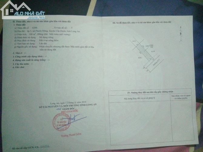 ĐẤT [Chính Chủ] Mặt Tiền Quốc Lộ 50 KDC Phước Đông Cần Đước 850 Triệu/100 m2 Sổ Hồng Riêng - 2