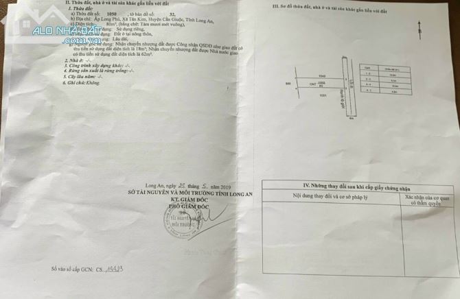 Lô đất vuông vức 4x20 ngay  Long Phú - xã Tân Kim - Huyện Cần Giuộc, kdc hiện hữu - 2