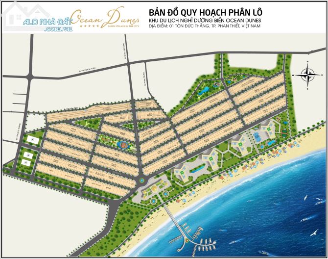 🆘 Bán đất nền - Ocean Dunes Phố Biển Rạng Đông - phường Phú Thuỷ - TP Phan Thiết