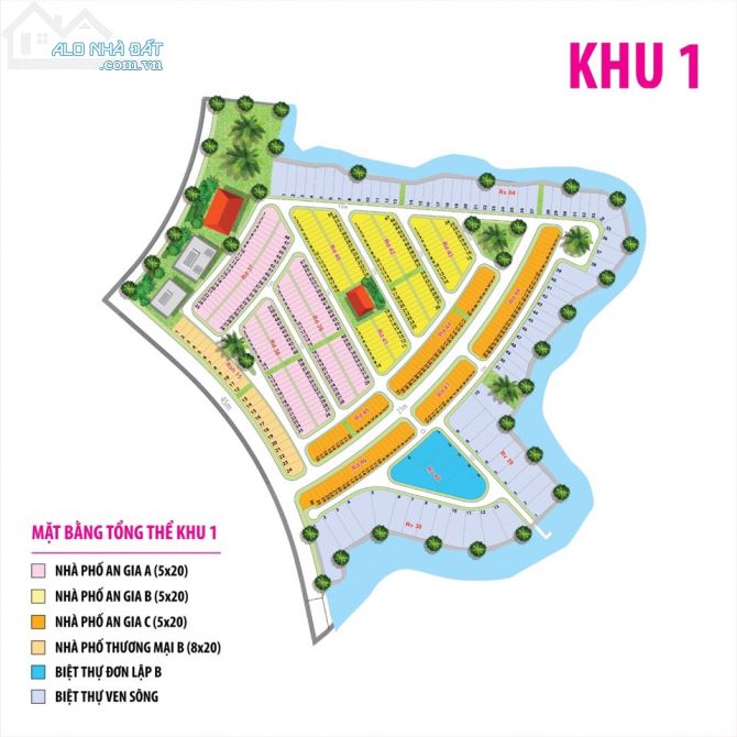 Bán gấp lô đất đường 21m cách đường 45m khoảng 80m bên phải khu 1 - 1