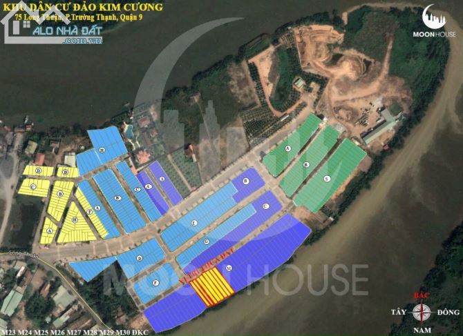 Nắm chủ 8 lô đất liền kề thuộc Dự Án KDC Đảo Kim Cương phường Trường Thạnh quận 9 - 2