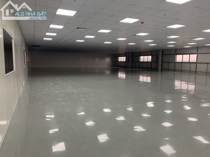 Cần cho thuê xưởng phòng sạch trong khu công nghiệp Bá Thiện DT 4000m2, PCCC, sơn epoxy