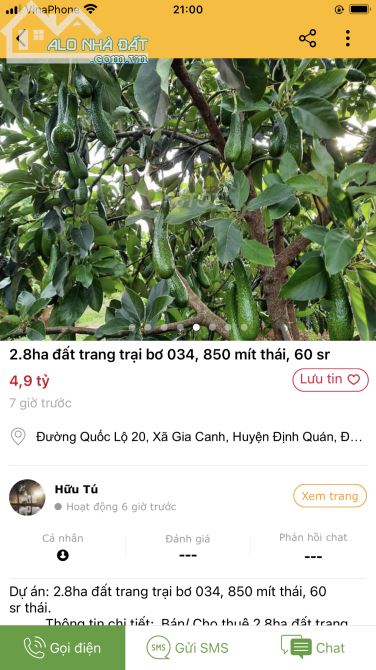 Bán đất vườn xã gia canh huyện định quán tỉnh Đồng Nai - 1
