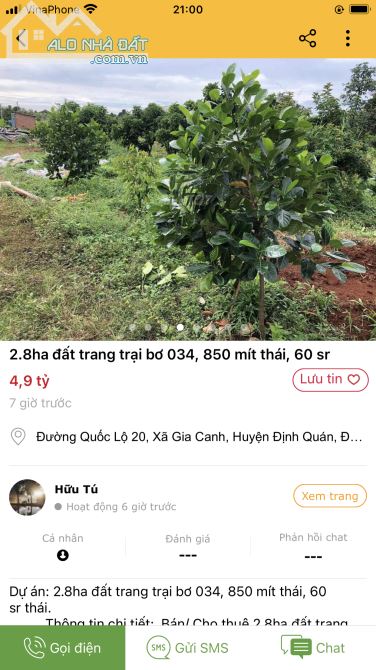Bán đất vườn xã gia canh huyện định quán tỉnh Đồng Nai - 2