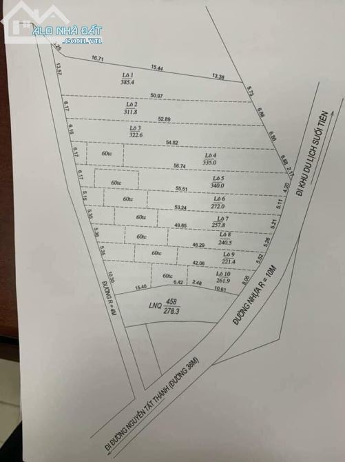 Mở bán 16 lô F0 đất sổ đỏ riêng khu suối tiến long hải giá 1ty3-2ty1 dt 220 - 310m2/lô - 1