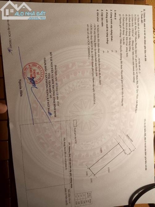 Bán đất  TĐC Nhơn Phước khe đá thuộc xã Nhơn Hội - 1