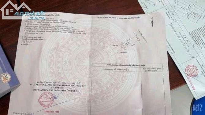 Bán lô đất đường Nguyễn Lương Bằng Thị trấn Long Hải, Long Điền, Bà Rịa Vũng Tàu 2ty650 - 1