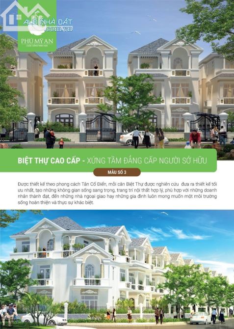 BÁN LÔ ĐẤT BIỆT THỰ KHU ĐÔ THỊ PHÚ MỸ AN- HUẾ - 1