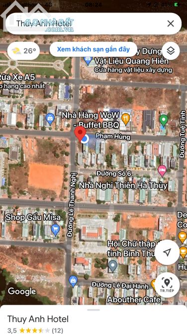 Cần Bán Nhanh Lô Gốc Phạm Hùng + Lê Thanh Nghị Trung Tâm Thành Phố Phan Thiết