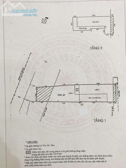 Bán Nhà 2 Mặt Tiền Lê Văn Sỹ 8x35 Ngay Góc Phạm Văn Hai- Phở Phú Vương chỉ 61 tỷ - 2