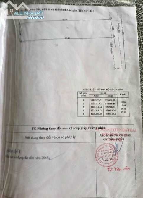 Cần bán đất mặt tiền đường nhựa Phan Thị Vẽ xã An Nhơn Tây 1503m2 có 300m thổ cư - 5