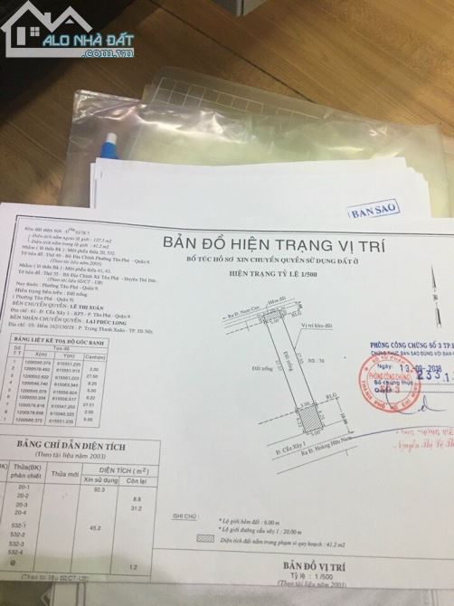 Bán MTKD đường Cầu Xây, Phường Tân Phú. 5 x 36 = 180m2/11 tỷ. - 3