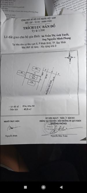 Xin bà con chú ý nán lại đọc tin của em  _ nhà em vừa nhận được lô đất do nhà nước cấp do