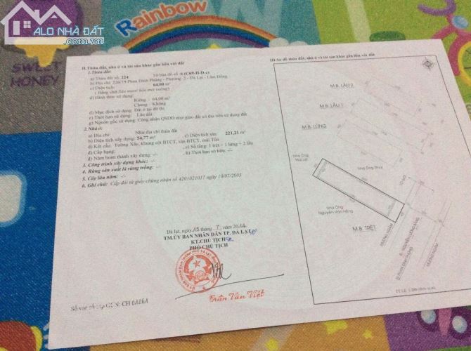 Bán nhà mặt tiền tiện kinh doanh đường Nguyễn Lương Bằng - p2 - Đà Lạt. 12ty - 1